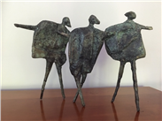 Walking Children, limited edition bronze, 1/9 by Neil Wood, another treasure from the Saul hay Gallery in Manchester